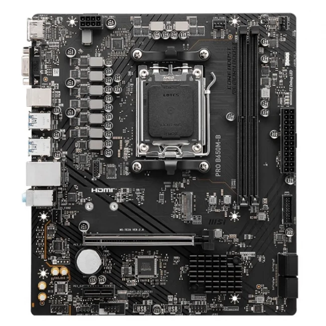 Материнская плата MSI PRO B650M-B — для бизнеса и офиса Материнская плата MSI PRO B650M-B — для бизнеса и офиса
