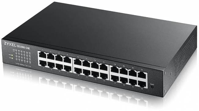 Коммутатор Коммутатор ZyXEL GS1900-24E-EU0103F — для бизнеса и офиса Коммутатор Коммутатор ZyXEL GS1900-24E-EU0103F — для бизнеса и офиса