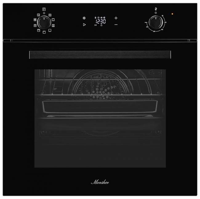 Встраиваемый электрический духовой шкаф MONSHER MONSHER MOE 6093 Noir — для бизнеса и офиса Встраиваемый электрический духовой шкаф MONSHER MONSHER MOE 6093 Noir — для бизнеса и офиса