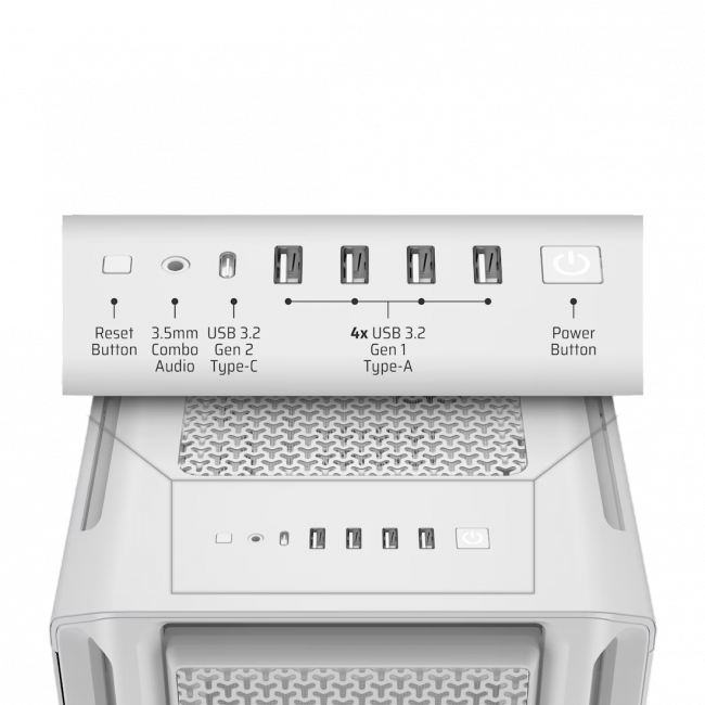 Корпус без блока питания Corsair CC-9011301-WW — для бизнеса и офиса Корпус без блока питания Corsair CC-9011301-WW — для бизнеса и офиса