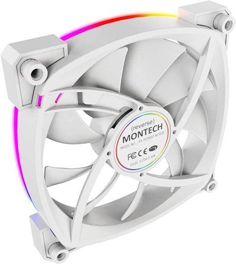 Вентилятор для корпуса Montech RX120 PWM WHITE — для бизнеса и офиса Вентилятор для корпуса Montech RX120 PWM WHITE — для бизнеса и офиса