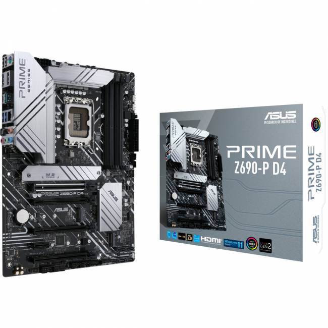 Материнская плата ASUS PRIME Z690-P D4 (90MB18P0-M0EAY0) — для бизнеса и офиса Материнская плата ASUS PRIME Z690-P D4 (90MB18P0-M0EAY0) — для бизнеса и офиса