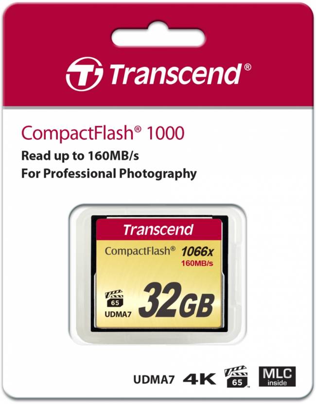 Карта памяти CompactFlash 1000 32GB — для бизнеса и офиса Карта памяти CompactFlash 1000 32GB — для бизнеса и офиса