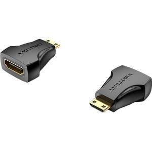 Адаптер-переходник Vention HDMI 19F/mini HDMI 19M Адаптер-переходник Vention HDMI 19F/mini HDMI 19M (AISB0)