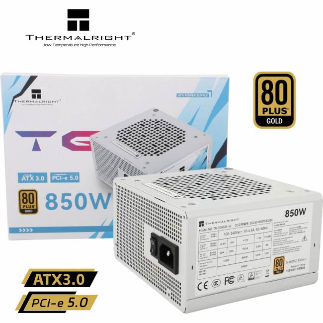 Блок питания ПК Thermalright TR-TG850S-W — для бизнеса и офиса Блок питания ПК Thermalright TR-TG850S-W — для бизнеса и офиса