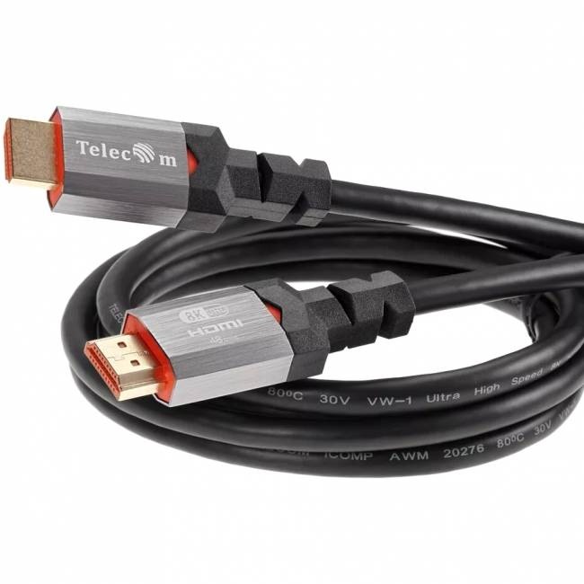 Кабель HDMI 19M/M,ver. 2.1, 8K@60 Hz 1m метал разъемы, Telecom <TCG365-1M> Telecom TCG365-1M — для бизнеса и офиса Кабель HDMI 19M/M,ver. 2.1, 8K@60 Hz 1m метал разъемы, Telecom <TCG365-1M> Telecom TCG365-1M — для бизнеса и офиса