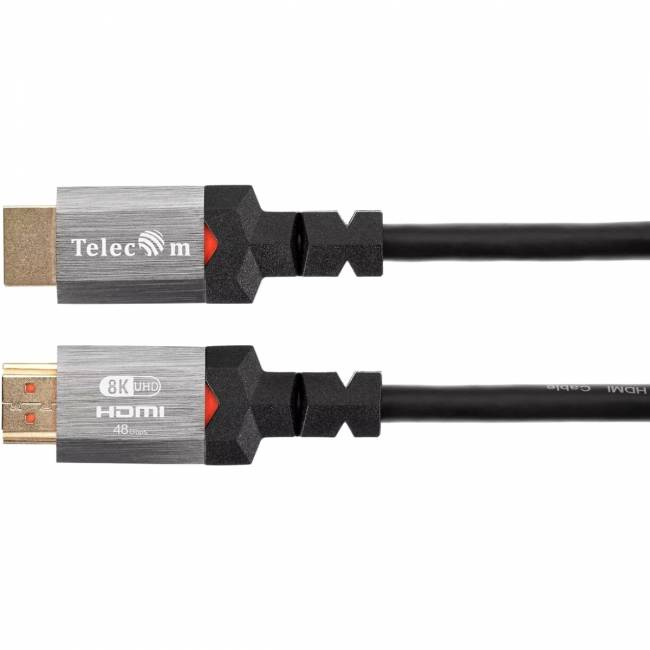 Кабель HDMI 19M/M,ver. 2.1, 8K@60 Hz 1m метал разъемы, Telecom <TCG365-1M> Telecom TCG365-1M — для бизнеса и офиса Кабель HDMI 19M/M,ver. 2.1, 8K@60 Hz 1m метал разъемы, Telecom <TCG365-1M> Telecom TCG365-1M — для бизнеса и офиса