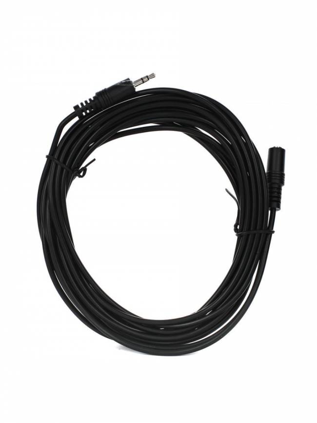 Кабель удлинительный 3.5 Jack (M) - 3.5 Jack (F), стерео, аудио, 5.0м VCOM <VAV7179-5M> VCOM mini jack 3.5 mm (m) - mini jack 3.5 mm (f) 5м — для бизнеса и офиса