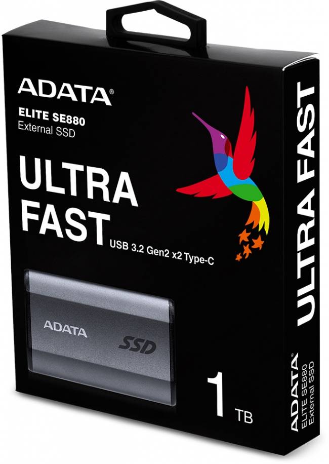 Твердотельный накопитель ADATA External SSD SE880 — для бизнеса и офиса