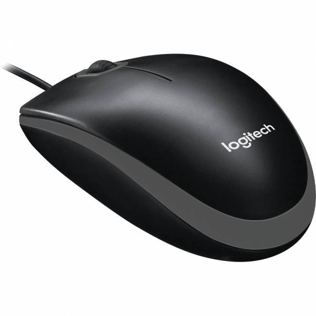 Мышь Logitech B100 Optical (910-003357) — для бизнеса и офиса