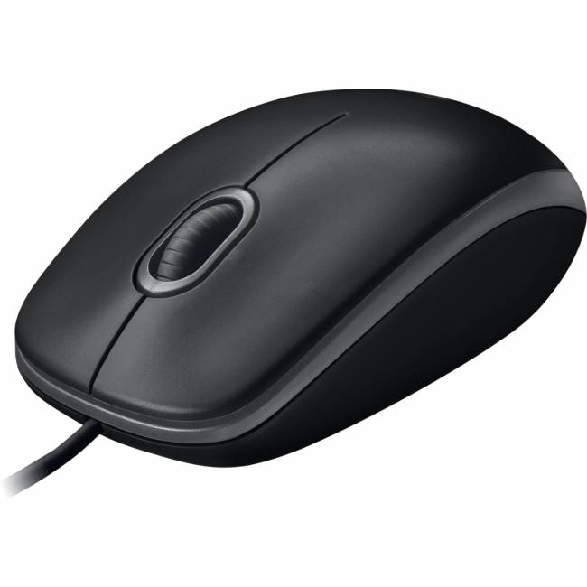 Мышь Logitech B100 Optical (910-003357) — для бизнеса и офиса