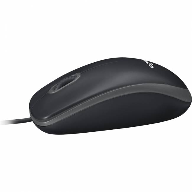 Мышь Logitech B100 Optical (910-003357) — для бизнеса и офиса