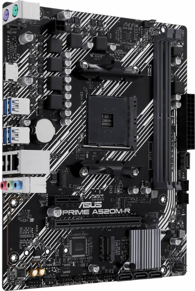 Материнская плата ASUS PRIME A520M-R — для бизнеса и офиса Материнская плата ASUS PRIME A520M-R — для бизнеса и офиса