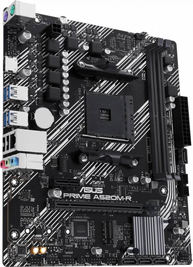 Материнская плата ASUS PRIME A520M-R — для бизнеса и офиса Материнская плата ASUS PRIME A520M-R — для бизнеса и офиса