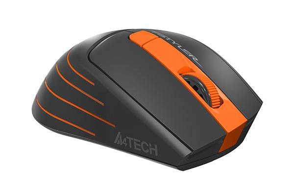 Мышь A4Tech Fstyler FG30S серый/оранжевый оптич. 2000dpi silent беспров. USB 6but (FG30S ORANGE) A4Tech FG30S ORANGE — для бизнеса и офиса Мышь A4Tech Fstyler FG30S серый/оранжевый оптич. 2000dpi silent беспров. USB 6but (FG30S ORANGE) A4Tech FG30S ORANGE — для бизнеса и офиса