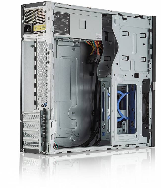 Корпус с блоком питания 300Вт. Foxline FL-211-TFX300S — для бизнеса и офиса Корпус с блоком питания 300Вт. Foxline FL-211-TFX300S — для бизнеса и офиса