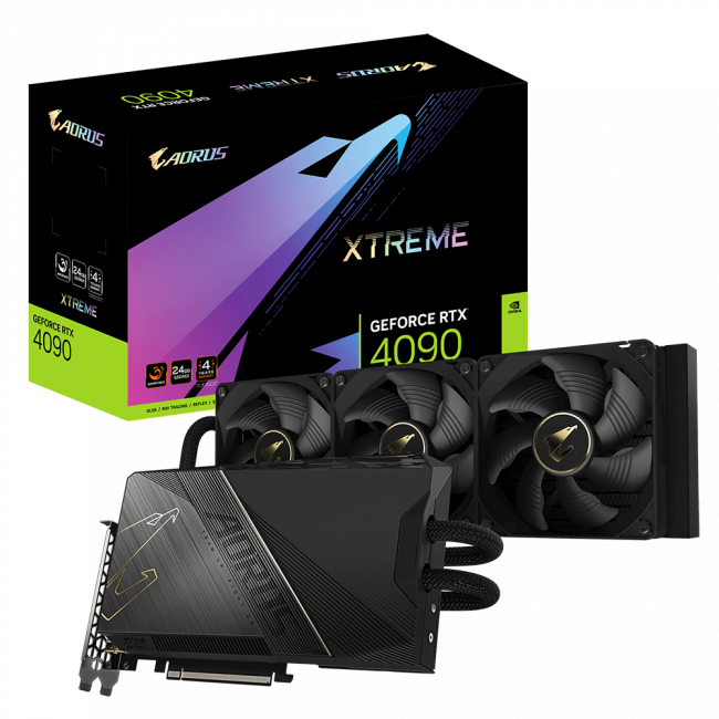 Видеокарта Gigabyte GV-N4090AORUSX W-24GD — для бизнеса и офиса Видеокарта Gigabyte GV-N4090AORUSX W-24GD — для бизнеса и офиса