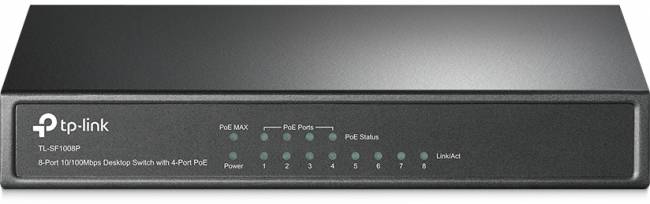Коммутатор TP-Link TL-SF1008P — для бизнеса и офиса Коммутатор TP-Link TL-SF1008P — для бизнеса и офиса