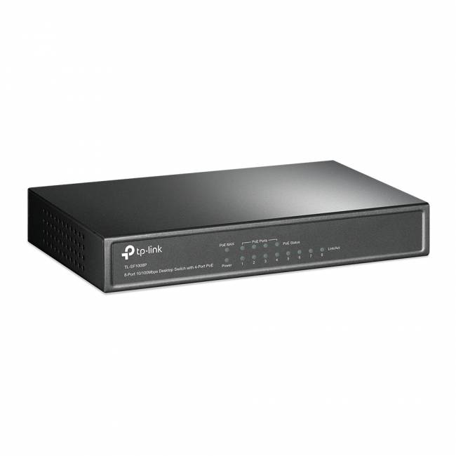 Коммутатор TP-Link TL-SF1008P — для бизнеса и офиса Коммутатор TP-Link TL-SF1008P — для бизнеса и офиса