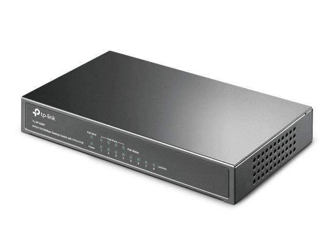 Коммутатор TP-Link TL-SF1008P — для бизнеса и офиса Коммутатор TP-Link TL-SF1008P — для бизнеса и офиса