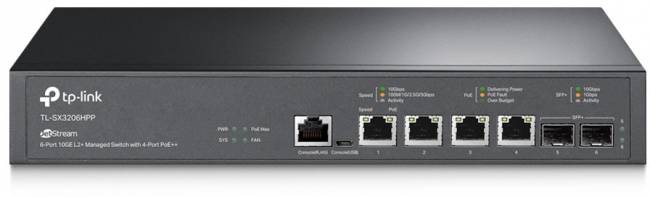 Коммутатор TP-Link TL-SX3206HPP — для бизнеса и офиса Коммутатор TP-Link TL-SX3206HPP — для бизнеса и офиса