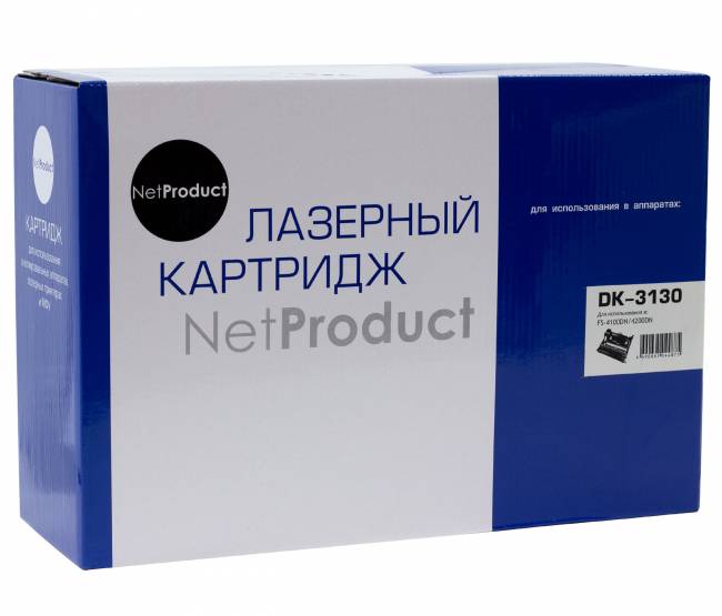Драм-юнит NetProduct (N-DK-3130) для Kyocera FS-4100DN/4200DN, Восстановленный, 500K — для бизнеса и офиса Драм-юнит NetProduct (N-DK-3130) для Kyocera FS-4100DN/4200DN, Восстановленный, 500K — для бизнеса и офиса
