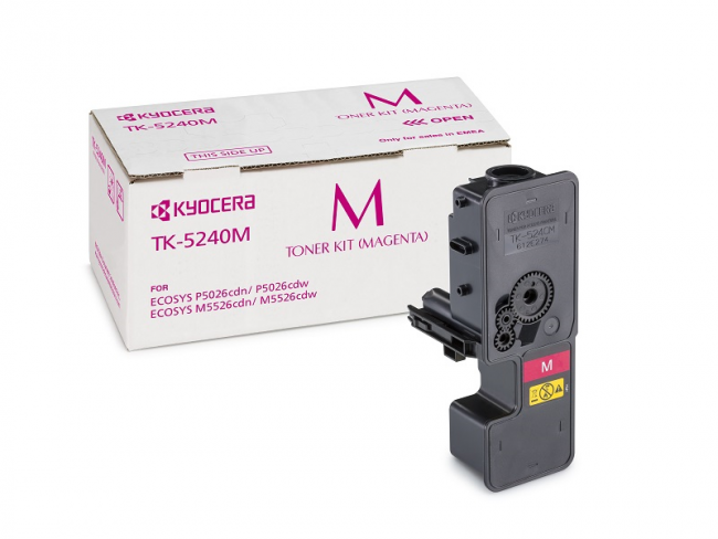 Тонер-картридж TK-5240M Kyocera Mita P5026cdn/cdw, M5526cdn/cdw, 3К (O) малиновый 1T02R7BNL0 — для бизнеса и офиса Тонер-картридж TK-5240M Kyocera Mita P5026cdn/cdw, M5526cdn/cdw, 3К (O) малиновый 1T02R7BNL0 — для бизнеса и офиса