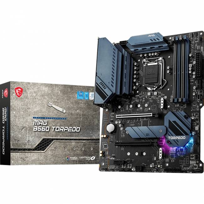 Материнская плата MSI MAG B560 TORPEDO — для бизнеса и офиса Материнская плата MSI MAG B560 TORPEDO — для бизнеса и офиса