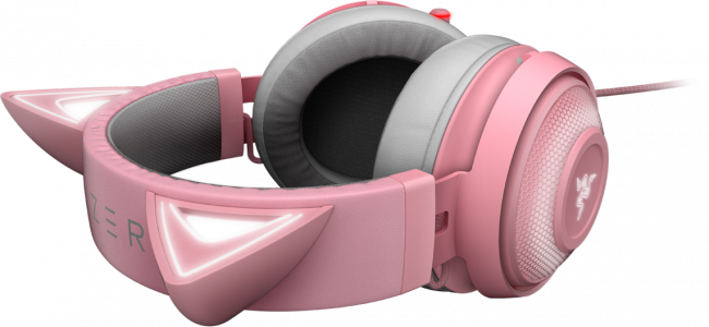 Гарнитура Razer Kraken Kitty Ed. - Quartz Razer Kraken Kitty — для бизнеса и офиса Гарнитура Razer Kraken Kitty Ed. - Quartz Razer Kraken Kitty — для бизнеса и офиса