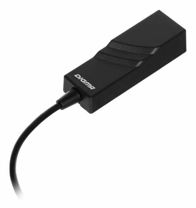 Сетевой адаптер Fast Ethernet Digma D-USBC-LAN100 — для бизнеса и офиса Сетевой адаптер Fast Ethernet Digma D-USBC-LAN100 — для бизнеса и офиса