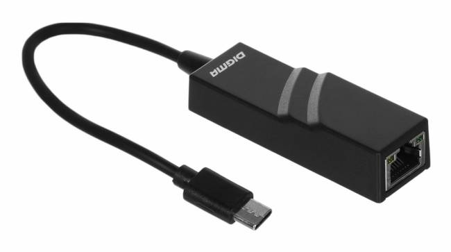 Сетевой адаптер Fast Ethernet Digma D-USBC-LAN100 — для бизнеса и офиса Сетевой адаптер Fast Ethernet Digma D-USBC-LAN100 — для бизнеса и офиса