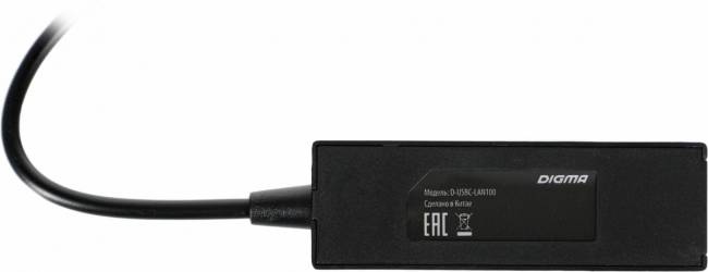 Сетевой адаптер Fast Ethernet Digma D-USBC-LAN100 — для бизнеса и офиса Сетевой адаптер Fast Ethernet Digma D-USBC-LAN100 — для бизнеса и офиса
