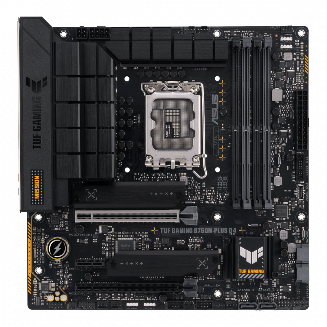 Материнская плата ASUS TUF GAMING B760M-PLUS D4 — для бизнеса и офиса Материнская плата ASUS TUF GAMING B760M-PLUS D4 — для бизнеса и офиса