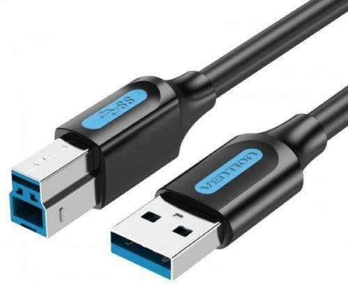 Кабель Vention USB 3.0 AM/BM - 3м Vention COOBI — для бизнеса и офиса Кабель Vention USB 3.0 AM/BM - 3м Vention COOBI — для бизнеса и офиса