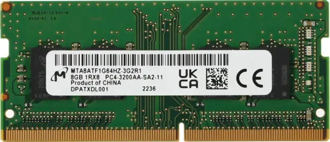 Память оперативная Crucial CT8G4SFS832A — для бизнеса и офиса Память оперативная Crucial CT8G4SFS832A — для бизнеса и офиса