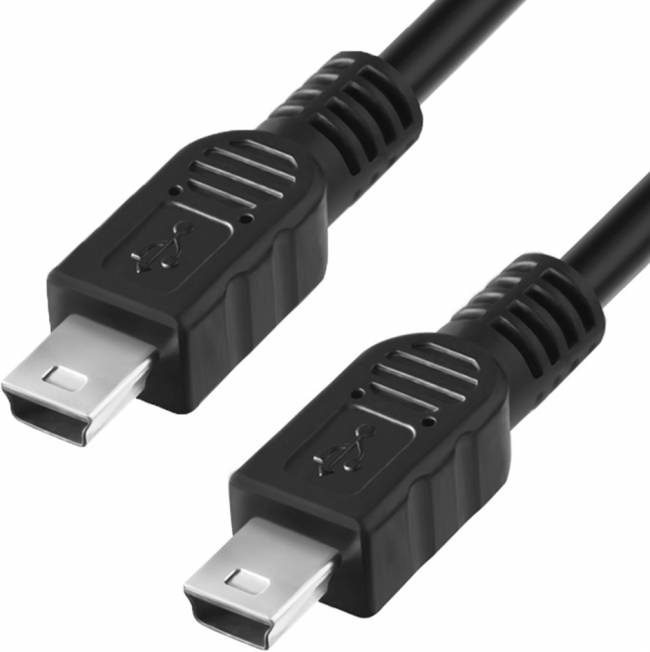Greenconnect Кабель 0.2m USB 2.0, MiniUSB, M/M, черный, 28/28 AWG, GCR-50817 Greenconnect miniUSB - miniUSB 0.2м — для бизнеса и офиса