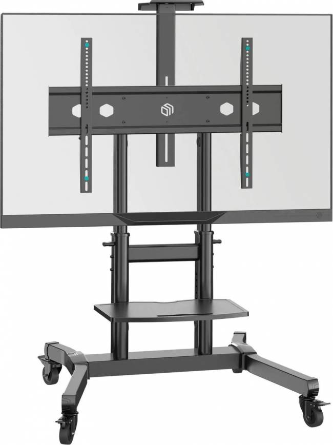 Мобильная стойка ONKRON на 1 ТВ ONKRON TS1891 BLACK — для бизнеса и офиса Мобильная стойка ONKRON на 1 ТВ ONKRON TS1891 BLACK — для бизнеса и офиса