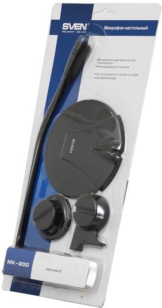 Микрофон SVEN MK-200 Sven MK-200 — для бизнеса и офиса