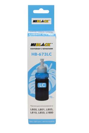 Контейнер с чернилами Hi-Black (HB-673CL) для Epson L800/L801/L810/L850, C13T67354A, CL, 70ml Контейнер с чернилами Hi-Black (HB-673CL) для Epson L800/L801/L810/L850, C13T67354A, CL, 70ml