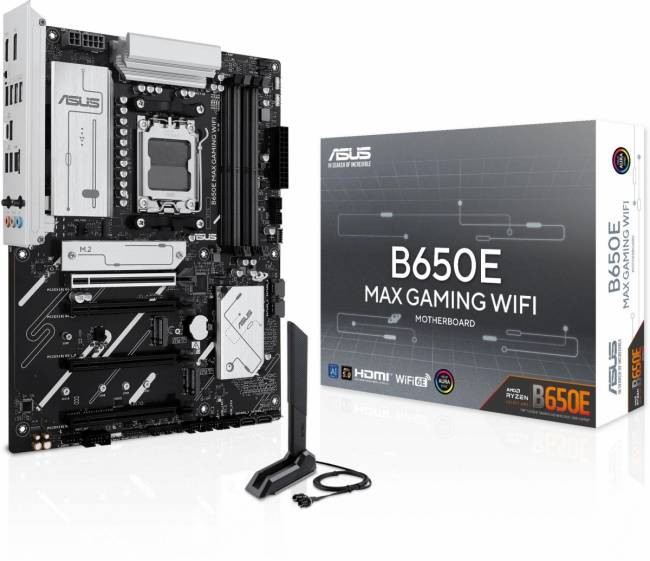 Материнская плата ASUS B650E MAX GAMING WIFI — для бизнеса и офиса Материнская плата ASUS B650E MAX GAMING WIFI — для бизнеса и офиса