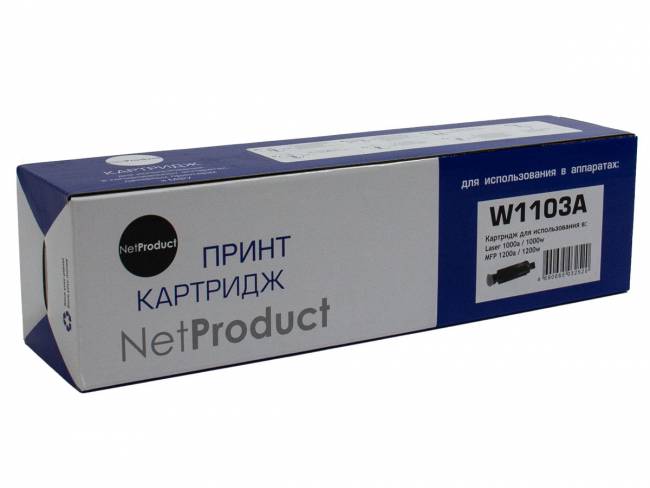 Тонер-картридж NetProduct (N-W1103A) для HP Neverstop Laser 1000a/1000w/1200a/1200w, 2,5K (с чипом) — для бизнеса и офиса Тонер-картридж NetProduct (N-W1103A) для HP Neverstop Laser 1000a/1000w/1200a/1200w, 2,5K (с чипом) — для бизнеса и офиса