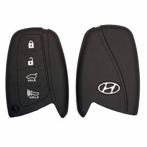 Чехол силиконовый смарт ключа HYUNDAI 3+1 кнопки (с лого)