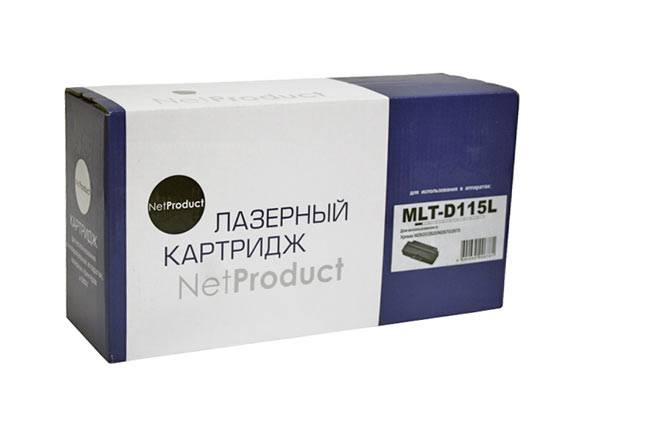 Картридж NetProduct (N-MLT-D115L) для Samsung Xpress SL-M2620/2820/M2670/2870, 3K — для бизнеса и офиса Картридж NetProduct (N-MLT-D115L) для Samsung Xpress SL-M2620/2820/M2670/2870, 3K — для бизнеса и офиса