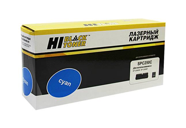 Картридж Hi-Black (HB-SPC250C) для Ricoh Aficio SP C250DN/C250SF/C260/C260/C261SF, C, 1,6K — для бизнеса и офиса Картридж Hi-Black (HB-SPC250C) для Ricoh Aficio SP C250DN/C250SF/C260/C260/C261SF, C, 1,6K — для бизнеса и офиса