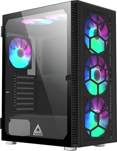 Корпус Montech X3 GLASS BL — для бизнеса и офиса Корпус Montech X3 GLASS BL — для бизнеса и офиса