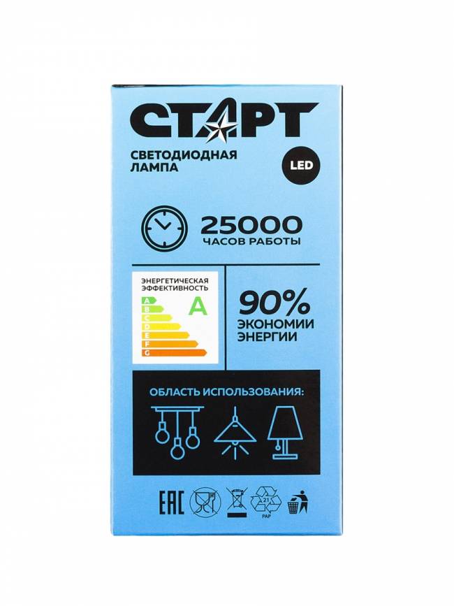 Лампа светодиодная СТАРТ шарик E14 7W 6500К Лампа светодиодная СТАРТ шарик E14 7W 6500К — для бизнеса и офиса Лампа светодиодная СТАРТ шарик E14 7W 6500К Лампа светодиодная СТАРТ шарик E14 7W 6500К — для бизнеса и офиса