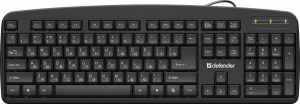 Defender Проводная клавиатура Office HB-910 RU,черный,полноразмерная Defender Office HB-910 RU