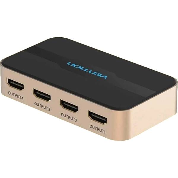 Разветвитель - сплиттер Vention HDMI 19F/4x19F на 4 монитора Разветвитель Vention HDMI 19F/HDMI 19F x 4 (ACCG0) — для бизнеса и офиса Разветвитель - сплиттер Vention HDMI 19F/4x19F на 4 монитора Разветвитель Vention HDMI 19F/HDMI 19F x 4 (ACCG0) — для бизнеса и офиса