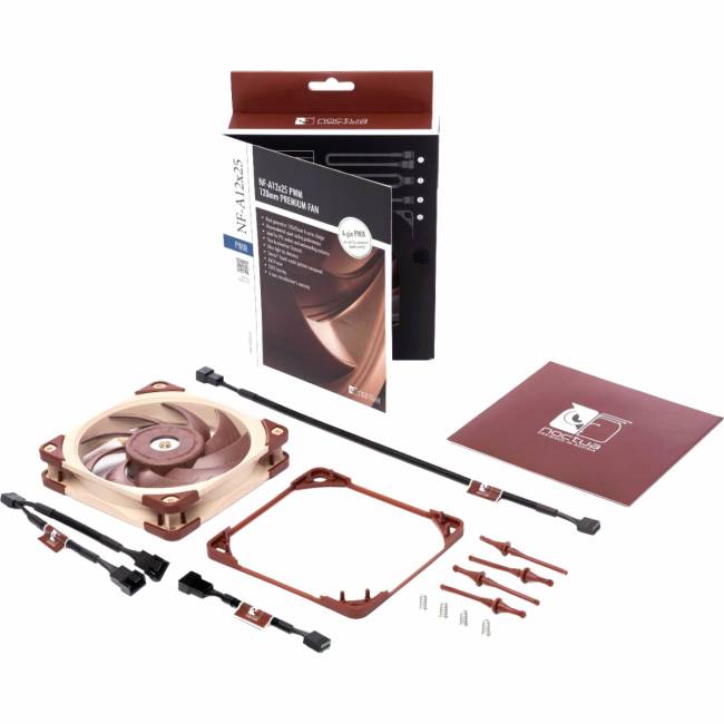 Кулер для корпуса Noctua NF-A12x25 PWM — для бизнеса и офиса Кулер для корпуса Noctua NF-A12x25 PWM — для бизнеса и офиса