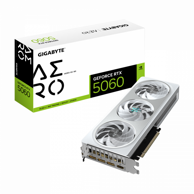 Видеокарта GIGABYTE GV-N5060AERO OC-8GD — для бизнеса и офиса